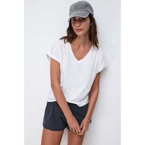 Camiseta Casual de Cuello Redondo y Manga Corta 100% Algodón - Product Image 6