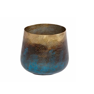 Vases à fleurs en fer noir mat modernes, écologiques, faits à la main, en gros, pots à fleurs en métal personnalisés, décoration de mariage à domicile - Product Image 6