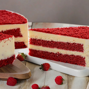 Chất lượng cao Mousse bánh Rose <span class=keywords><strong>Red</strong></span> Velvet bánh OEM bao bì cho nhà hàng siêu thị - Product Image 4