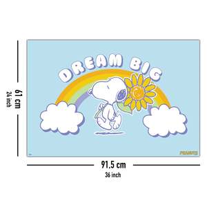 Modern Style for Snoopy <b>Poster</b> by Peanuts for Birthday Decorations Printed on Paper - Product Image 5