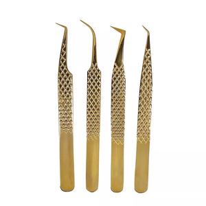 Pince à épiler professionnelle pour Extension de cils, 90 degrés, meilleure qualité, marque privée, pointes à angles multiples - Product Image 3