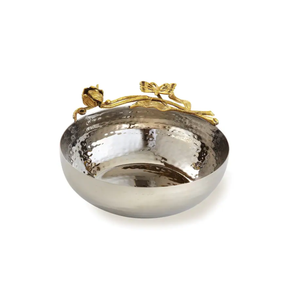 Frutero de Acero Hecho a Mano con Base Dorada, Frutero de Metal, Elegante Decoración para el Hogar - Product Image 5