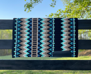 Couverture de selle western en laine de haute qualité, faite à la main, coussin d'équitation durable, couverture équestre personnalisée, produit phare d'Inde - Product Image 1