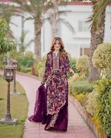 Nouvel ensemble de vêtements de mariage pour femmes en tissu Blossom, haut en velours de soie, lehenga et dupatta, avec broderie lourde, nettoyage à sec