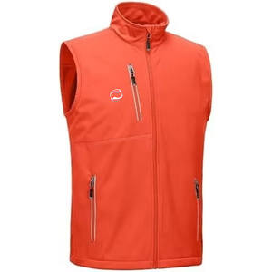 Gilet Softshell léger pour hommes gilet d'extérieur unisexe personnalisé avec poche gilets Softshell à fermeture éclair sans manches pour hommes - Product Image 2