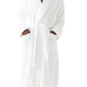 Peignoir en tissu éponge doux, absorbant et confortable pour hommes et femmes, pour la maison, le spa, l'hôtel, design personnalisé confortable - Product Image 6