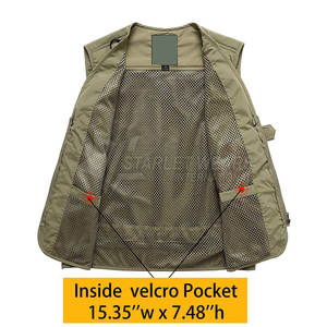 Gilet de chasse pour activités de randonnée en plein air, doublé thermiquement pour climat froid - Product Image 3