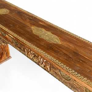 COSNOLE Handmade <b>Rustic</b> Style Brass FTD <b>Table</b> Living Room Furniture - Product Image 3