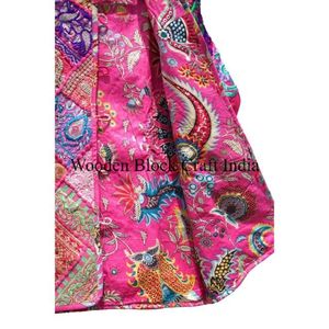 Vintage Cotton Ladies Fashionable New Quilted Embroidered Jacket Suzani Oversize Winter Autumn Kimono <b>Robe</b> Long <b>Coat</b> Occasions - Product Image 6
