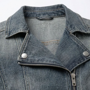 Veste en jean pour femmes personnalisable en gros, toile teinte, coton tissé, décontractée, hiver, manches longues, produit OEM, couleur personnalisée - Product Image 4