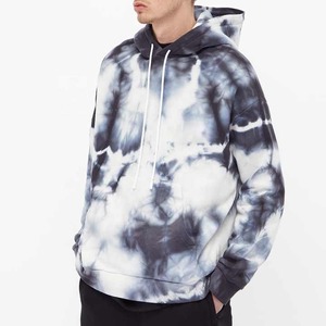 Sweatshirts à capuche Hip Hop personnalisés en gros Sports Workout Streetwear Tie Dye Mens Hoodie - Product Image 5