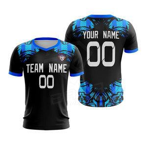 New Men's Adult Soccer Jerseys and Shorts Set 100% Polyester Custom Logo & Design High Quality <b>Outdoor</b> Sports Uniform - Product Image 2
