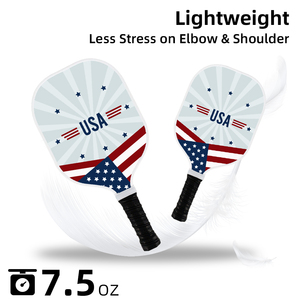 Raquettes de pickleball 2026, surface en fibre de verre 100% carbone, ensemble de pickleball avec raquettes de pickleball, ensemble de raquettes de pickleball - Product Image 5