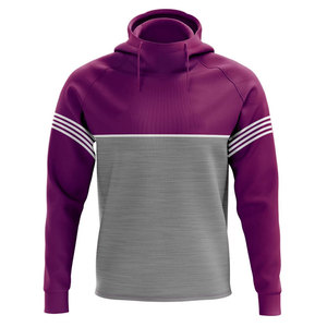 Sudadera con capucha bordada de chenilla para hombre al por mayor personalizada GAA Gaelic Sports Hurling Logo Fashion Basics de Irlanda para la temporada de primavera - Product Image 4