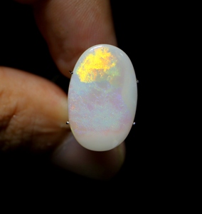 6 Carat Natural Australian <b>Opal</b> Oval Cut Cabochon Solid Coober Pedy <b>Opal</b> Jewelry Making Stone - Product Image 2