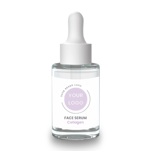 100% Made Italy OEM/ODM <b>Collagen</b> Skincare <b>Liquid</b> Face Serum Glass Bottle Dropper Customizable Private Label for Skin Tone - Product Image 1