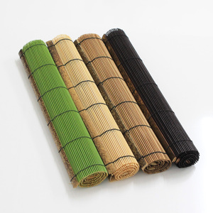 แผ่นปูโต๊ะรับประทานอาหารไม้ไผ่เนื้อธรรมชาติสำหรับรับประทานอาหารกลางวันแบบญี่ปุ่นไคเซกิ - Product Image 3