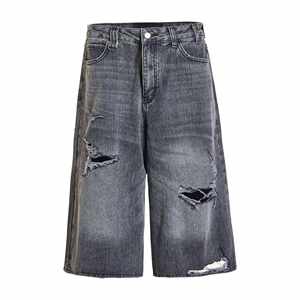 High Quality Stylish Denim Shorts for Men and <b>Women</b> Comfortable Perfect for Warm <b>Jeans</b> Denim Jorts - Product Image 1