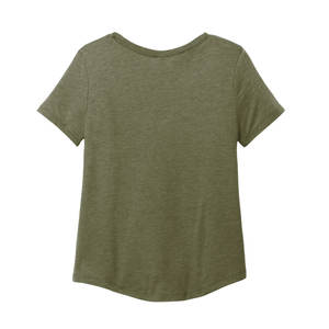 T-shirt élégant pour femme à manches courtes, col rond, en coton respirant, séchage rapide, 200g, toutes saisons - Product Image 2