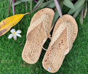 Sandales d'été tissées en rotin et paille naturelle, unisexe, faites à la main, décontractées, été, tendance - Product Image 5