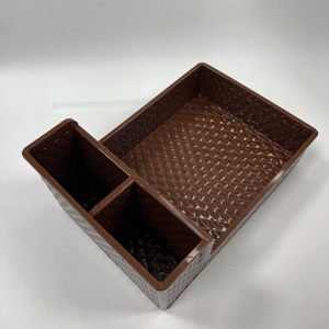 Wholesale <b>Plastic</b> <b>Kitchen</b> Tray With Chopsticks Forks Spoons Spice Organizer Custom Branding & Colors OEM Support Available - Product Image 1