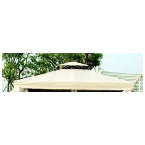Housse de gazebo en polyester Amicasa 3x3m, pergola, pavillon avec couverture durable - Product Image 1