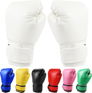 Guantes de boxeo de cuero ligeros de alto rendimiento para entrenamientos intensos Equipo de boxeo fácil de Pakistán para deportes Servicio OEM - Product Image 1