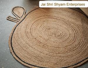 Tapis tressés en jute et coton, fabriqués à la machine, écologiques, résistants aux taches, design moderne - Product Image 3