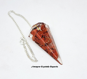 Péndulos Metafísicos Facetados de Orgón, Amatista y Ágata Hechos a Mano, los Más Vendidos, Encantadores, al por Mayor por AMAYRA CRYSTAL EXPORTS - Product Image 2