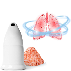 เครื่องพ่นเกลือหิมาลายันจมูกทำด้วยมือทำจากวัสดุเซรามิก/หิมาลายันการบำบัดด้วยกลิ่นหอมคริสตัลเกรดอาหาร - Product Image 3