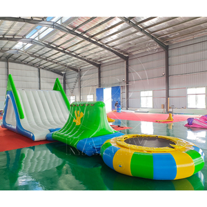 Airtight <b>Inflatable</b> Pool <b>Slide</b> PVC <b>Water</b> Park Combination Equipment for Backyard Indoor Outdoor - Product Image 1