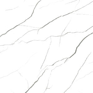 Azulejos de porcelana brillante pulida blanca de la mejor calidad de 600x600mm indio, estilo de diseño moderno, función de ladrillo refractario, precio de fábrica - Product Image 2