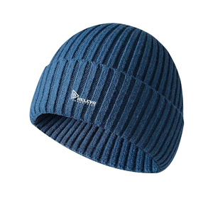 Wholesale 180Gsm High Quality 3D Embroidery Solid Color <b>Knitted</b> <b>Beanies</b> for Unisex Autumn Winter Outdoor Warm 100% Acrylic Hot - Product Image 2