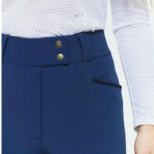 High Quality 4-way stretch Horse Riding Breeches Leggings Jodhpurs Equestrian Pants made on Technical <b>Fabric</b> with Soft Feel - Product Image 2