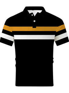 Tissu en coton tricoté anti-rides personnalisé avec logo OEM pour chemises homme, style décontracté, golf, design uni, 180 grammes, séchage rapide, respirant, haute qualité - Product Image 2