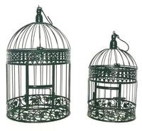 Cage à oiseaux en fer forgé grand format, finition antique, couleur personnalisable, pour décoration intérieure, jardin, ferme, anniversaire, vente en gros, Inde