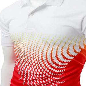 Polos de Golf para Hombre al por Mayor, Polos de Manga Corta de Algodón de Alta Calidad, Camisetas Uniformes con Sublimación Personalizada OEM - Product Image 3