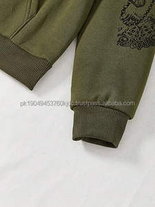 Sweat à capuche oversize en coton 100% pour hommes, sweat-shirt d'hiver en éponge française lourd avec logo personnalisé, taille des épaules tombantes 6XL solide - Product Image 4