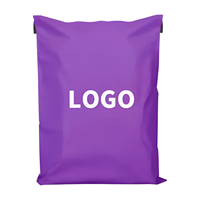 Bolsas de correo de polietileno personalizadas baratas al por mayor, bolsas de correo de envío de plástico, sobres, bolsa de mensajería azul con su propio logotipo