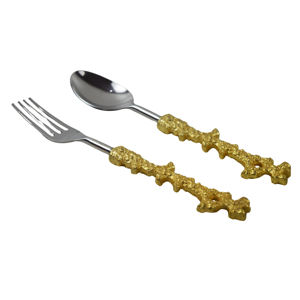 Juego de cubiertos de mesa al mejor precio, compre un juego de cucharas y tenedores de latón de alta calidad a un precio asequible. - Product Image 4