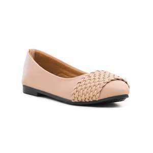 WN0812 Escarpins beiges à talons moyens de 3 à 12cm Chaussures de bureau de haute qualité Bout pointu et plate-forme Fermeture à enfiler - Product Image 2