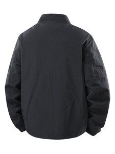 Latest Design Top Trend High Quality Windbreaker <b>Jacket</b> Custom Logo Colors Perfect Breathable Multiple Pockets Casual All Season - Product Image 2