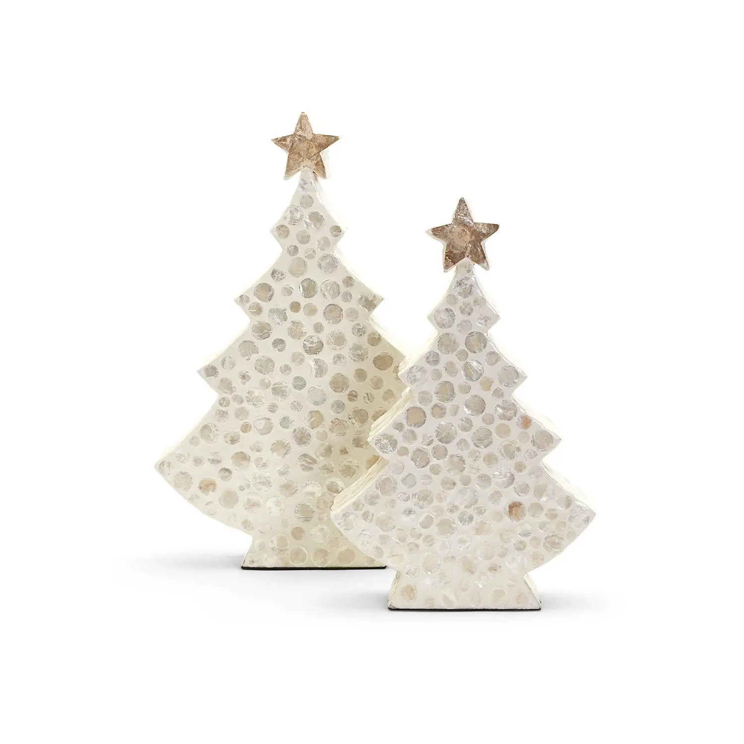 新着2023マザーオブパールクリスマスツリーの装飾貝殻象眼細工クリスマスツリーの装飾装飾アクセントパーティー