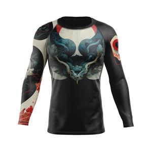 Rashguard pour homme à manches courtes, 100% polyester respirant - Product Image 3