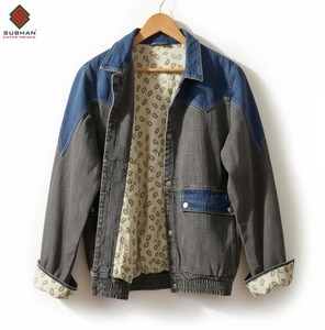 Chaqueta Vaquera Gris Marty-McFly de Regreso al Futuro para Hombre - Chaqueta Vaquera Retro Vintage Mcfly - Chaqueta Vaquera de Regalo - Product Image 1