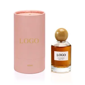 Frasco de perfume de vidro luxuoso luxuoso de vidro vazio com design de embalagem de frasco de fragrância personalizado estilo vintage 30ml 50ml 100ml