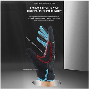 Deportes bicicleta de montaña bicicleta ciclismo guantes antideslizantes hombres mujeres transpirable bicicleta guantes diseño personalizado sin dedos al aire libre verano - Product Image 4