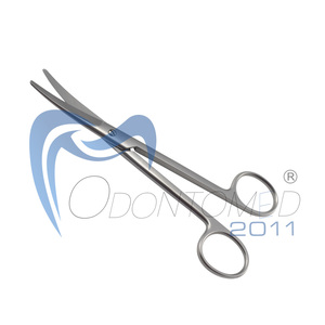 Ciseaux chirurgicaux Odontomed 2011 Mayo 9" à bout arrondi/curvé en acier inoxydable, instruments de pointe, vente en gros, ODM-51-23E CE - Product Image 2