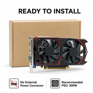 Carte graphique GTX <span class=keywords><strong>750</strong></span> <span class=keywords><strong>Ti</strong></span> 8 Go GDDR5 128 bits <span class=keywords><strong>NVIDIA</strong></span>, double ventilateur, GPU gaming pour PC de bureau, pièces d'ordinateur GTX750Ti - Product Image 5