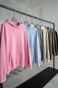 American Street Purple Hoodie Hombres Sueltos Casual Tops Estilo Hip Hop Logo Impreso Algodón Mujer Sudadera Chaqueta - Product Image 2